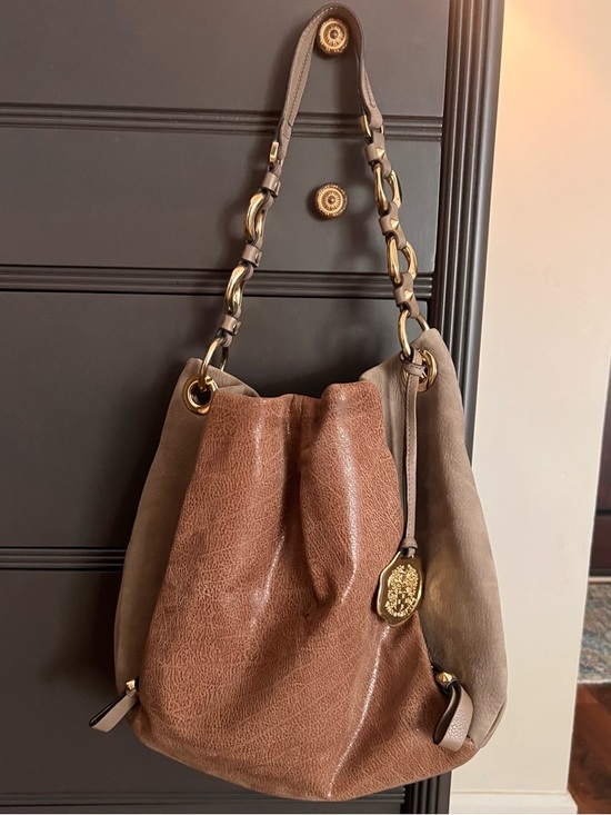 Vince Camuto Handbags - Vince Camuto Cristina Leather/Suede Hobo Bag